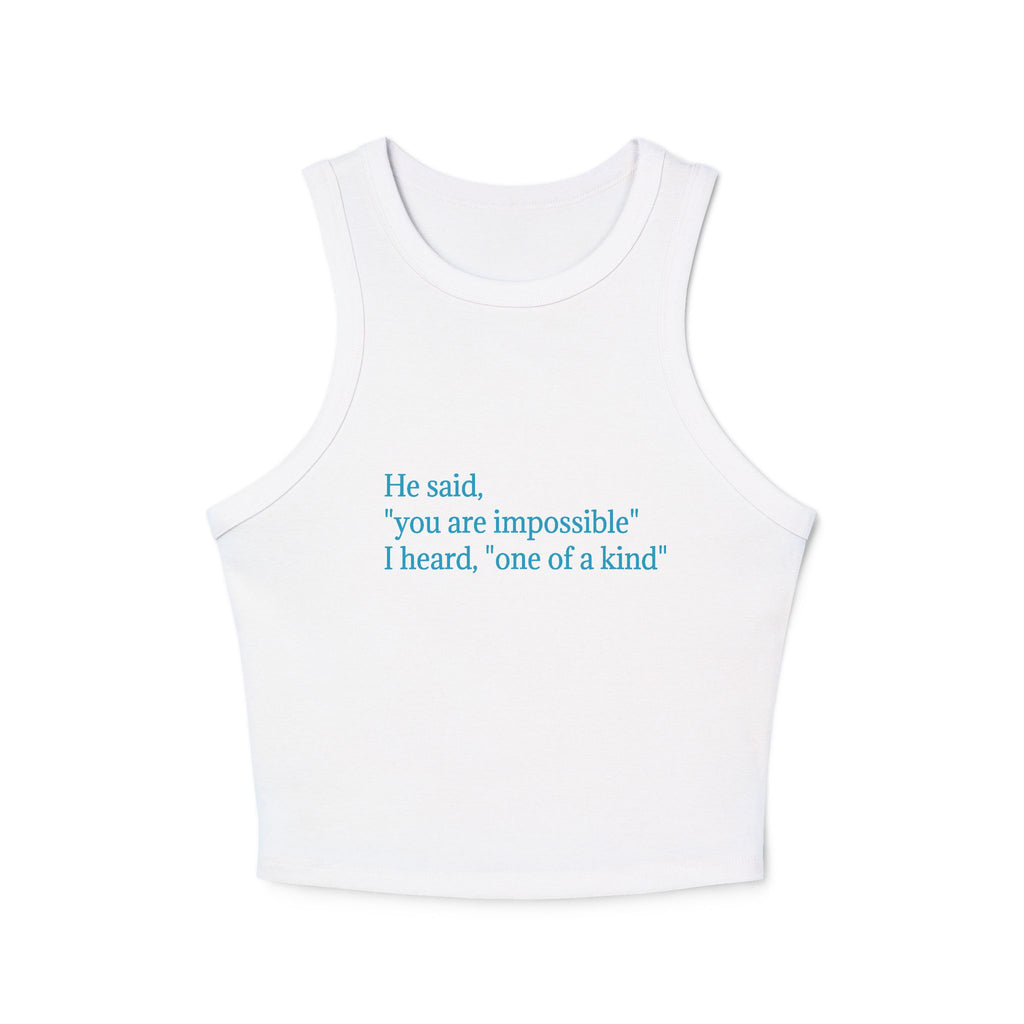 One of a kind Luxe Tank
