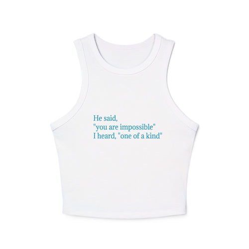 One of a kind Luxe Tank