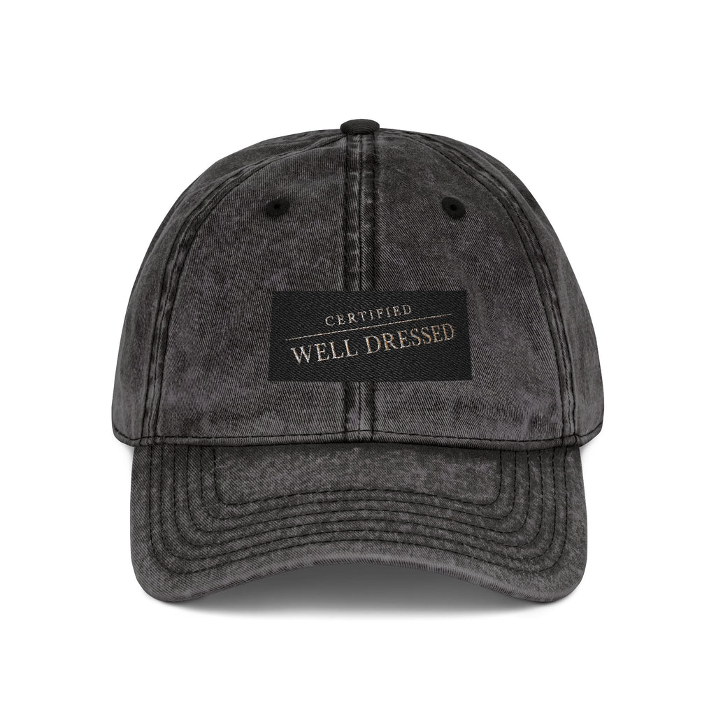 Vintage Well Dressed Cap