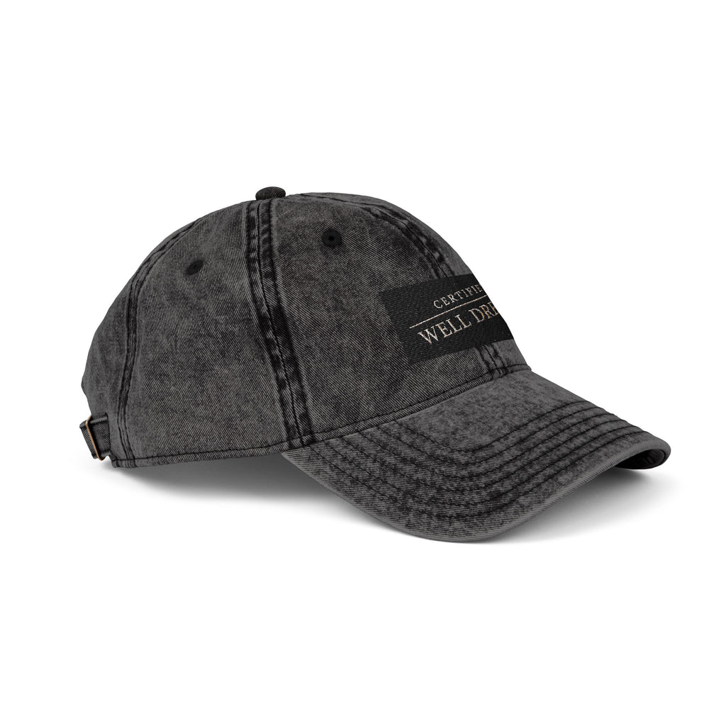 Vintage Well Dressed Cap